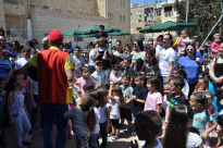  بالصور: يوم ترفيهي للأطفال في ساحة مدرسة تيراسنطا الثانوية بيافا